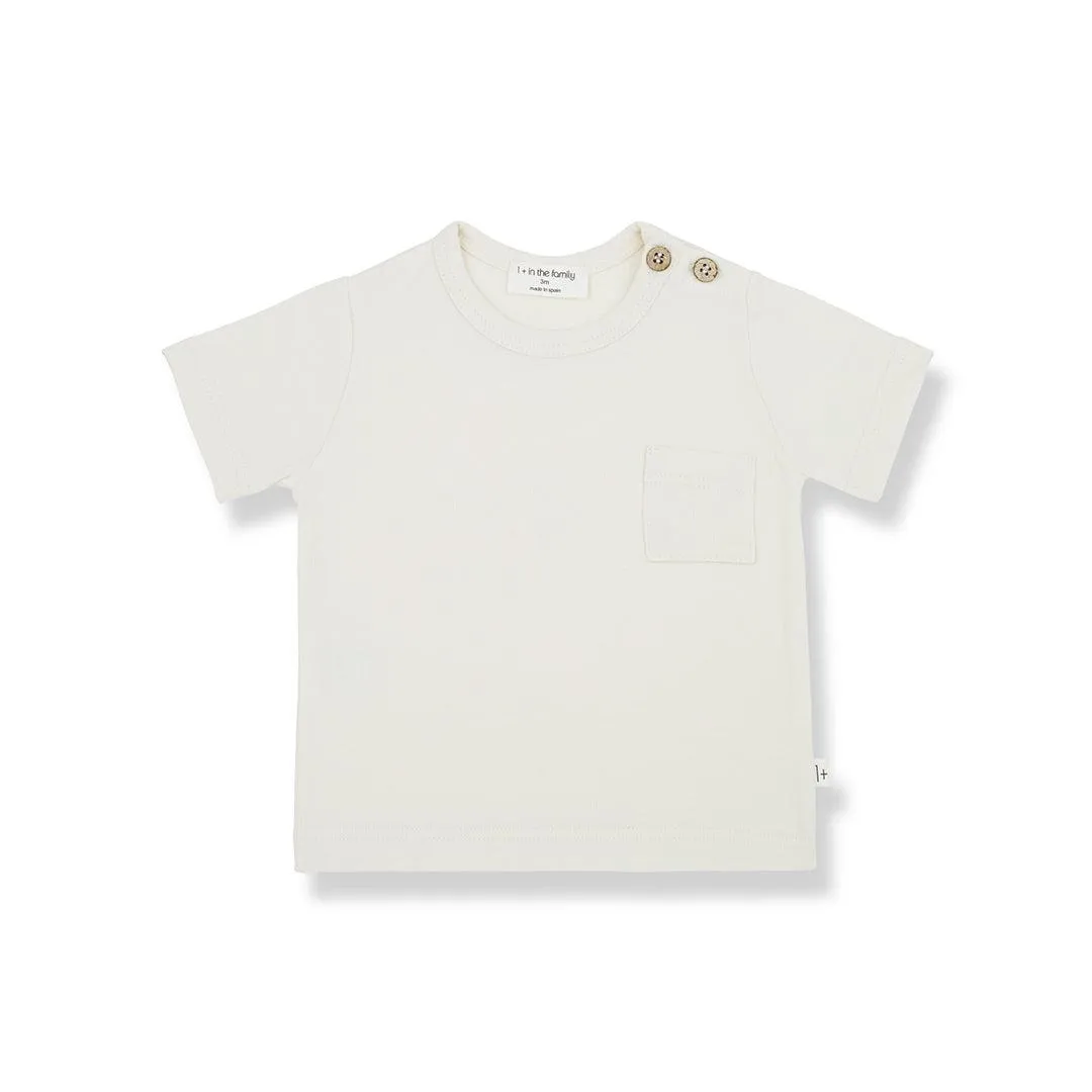 1  in the family Leon Short Sleeve T-Shirt - Ivory