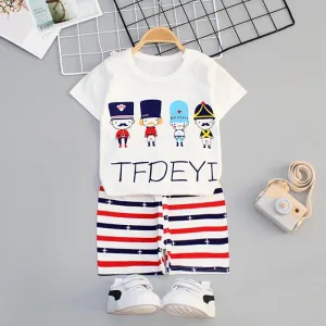 2-piece Thin Pajamas Sets for Toddler Boy Wholesale Children's Clothing