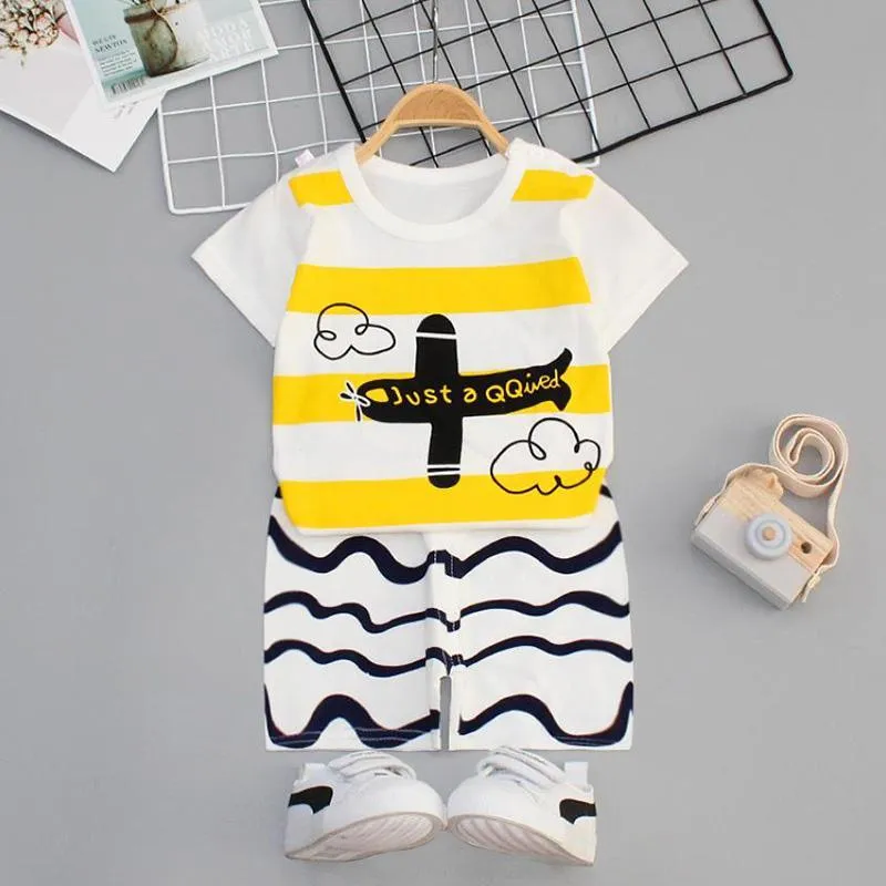 2-piece Thin Pajamas Sets for Toddler Boy Wholesale Children's Clothing