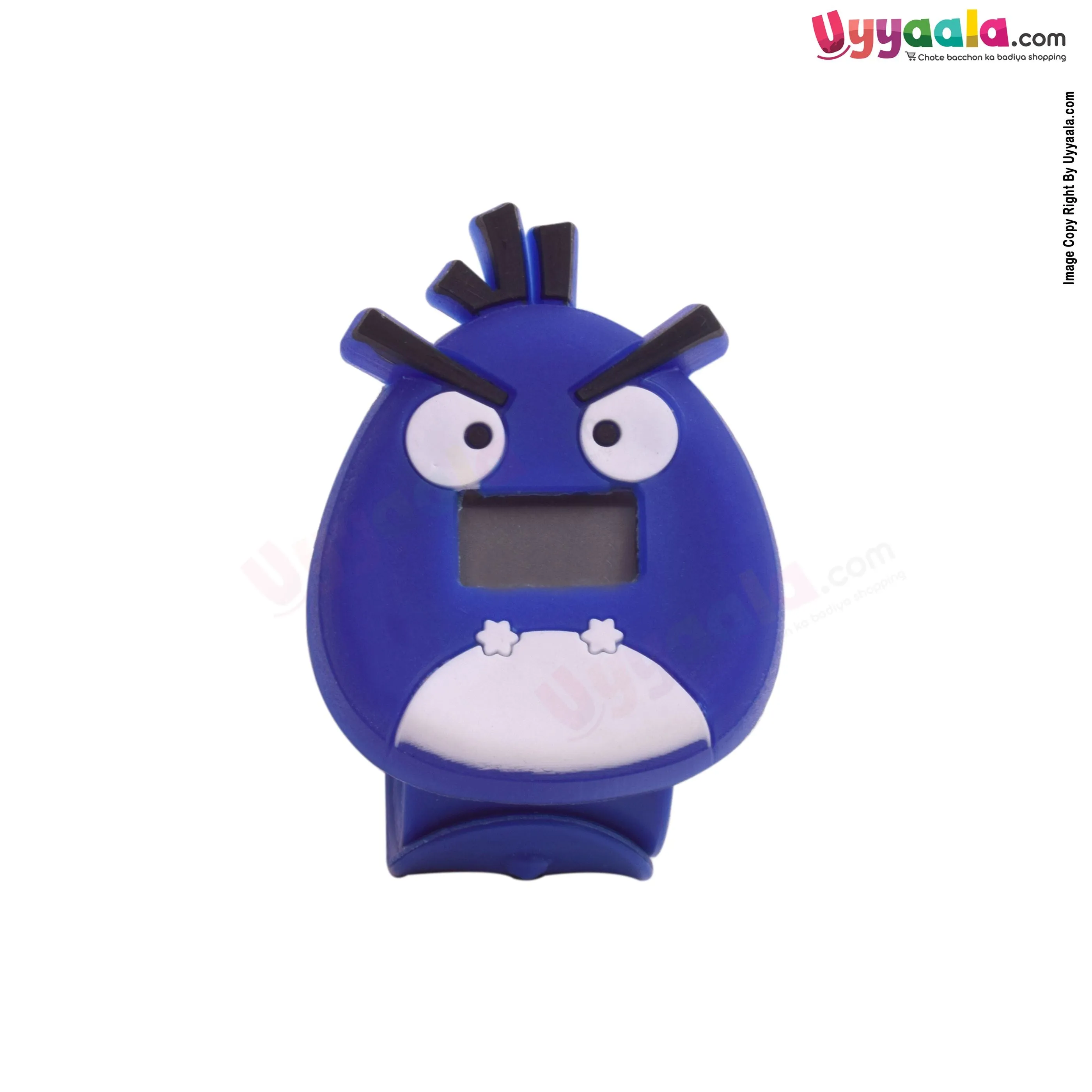 Angry bird analog scale watch for kids - blue strap  with angry bird print, 1   year