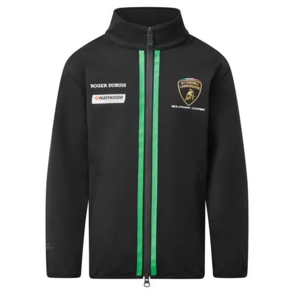 Automobili Lamborghini Squadra Corse Kids Team Softshell Jacket - Youth Black