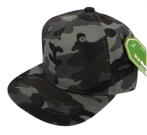 Baby and Children's Camo SnapBack Hat in Grey