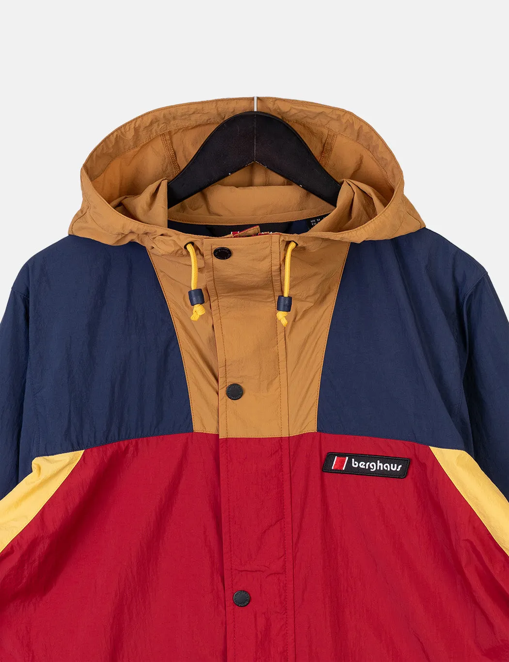 Berghaus Dean Street U Windbreaker 21 Jacket - Biking Red/Dusk/Amber Yellow/Brown Sugar