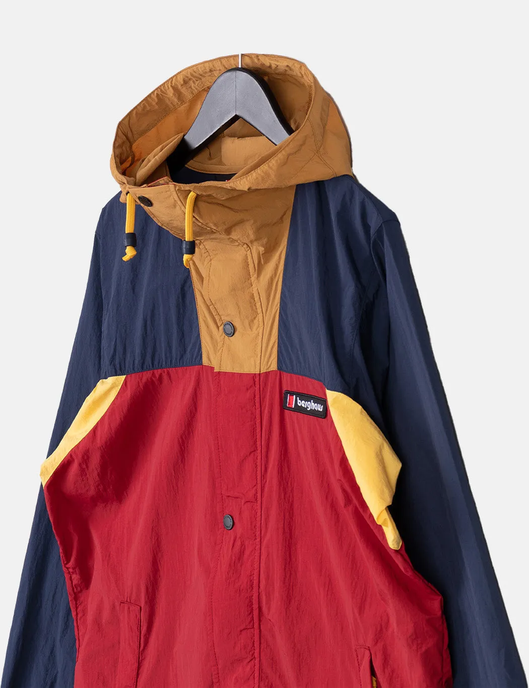 Berghaus Dean Street U Windbreaker 21 Jacket - Biking Red/Dusk/Amber Yellow/Brown Sugar