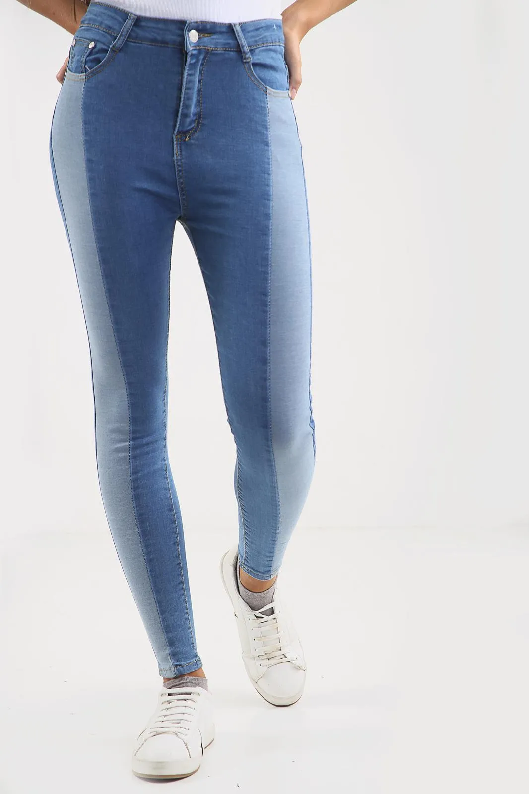 Blue High Waisted Jeans