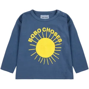 Bobo Choses Navy Blue Baby Bobo Choses Sun Navy T-Shirt