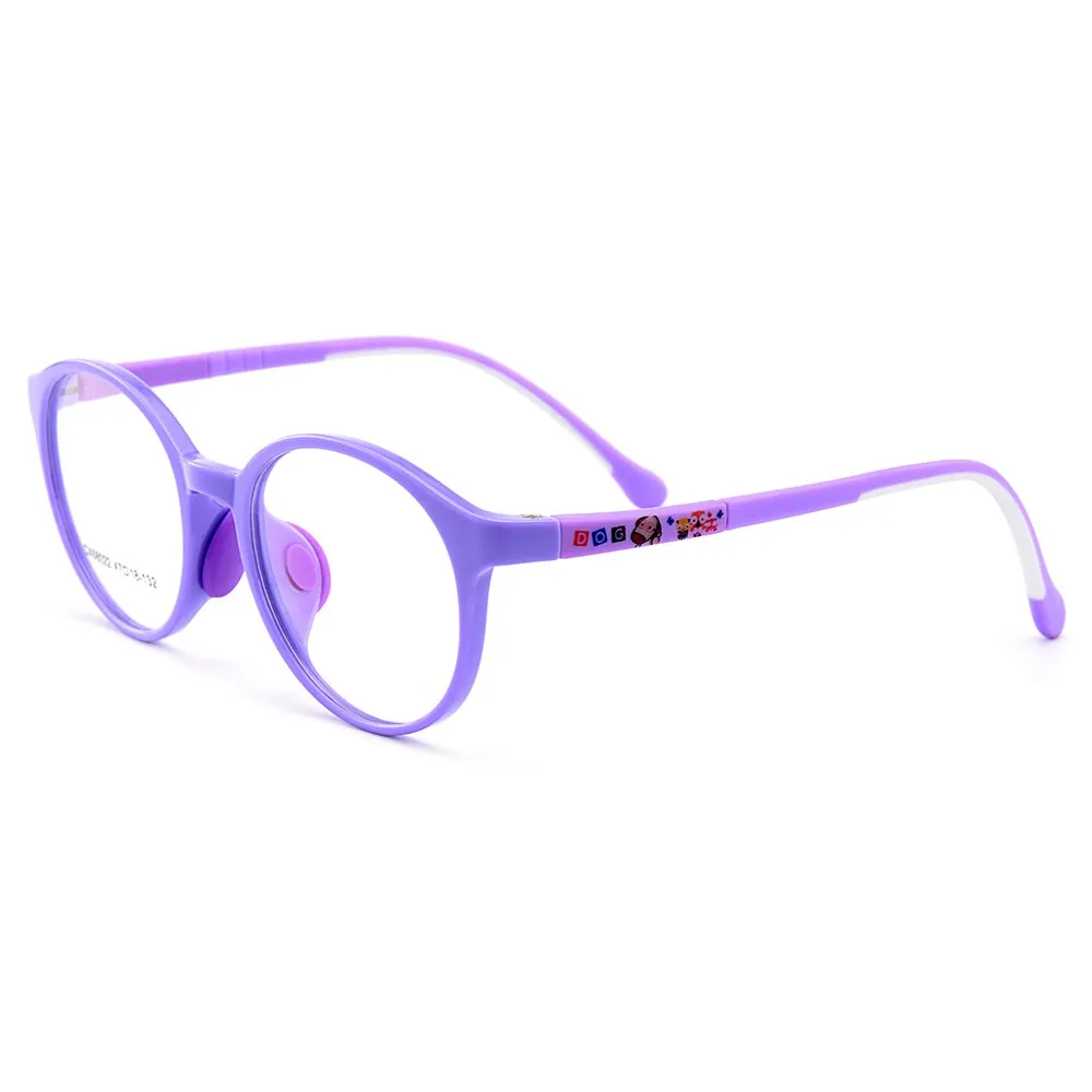 Children's Eyeglasses Ultra-light Flexible TR90 Silica Gel Frame Cx68022