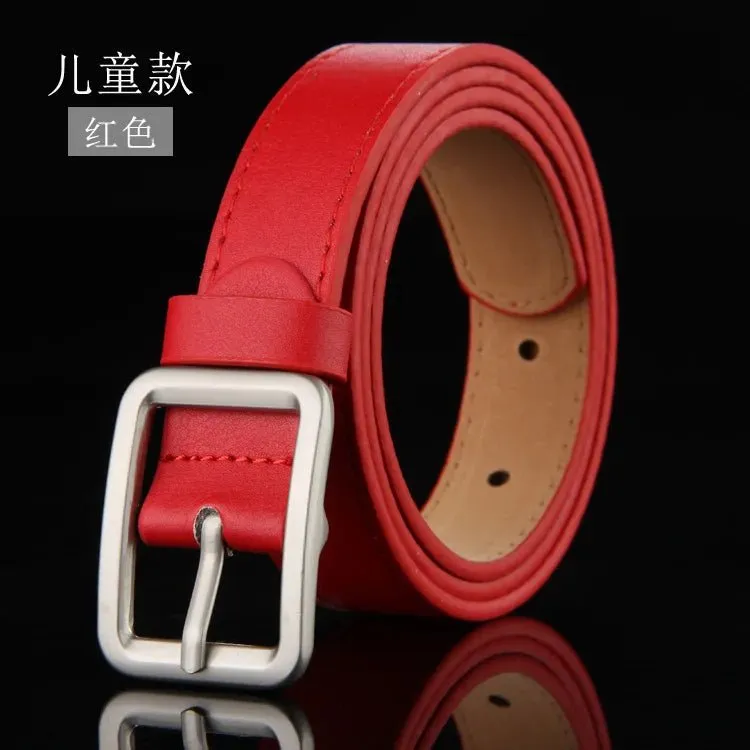 Children's Leather Pin Buckle Belt