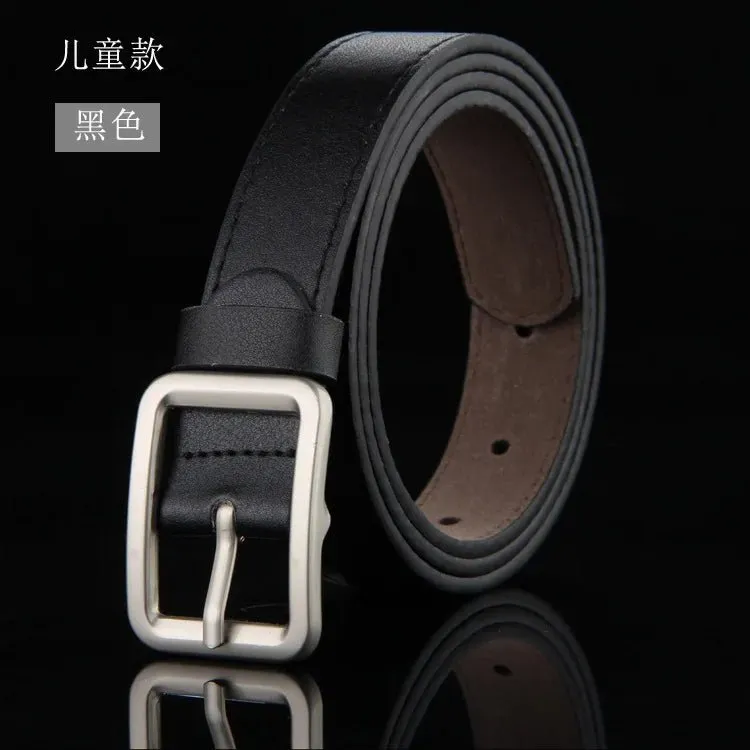 Children's Leather Pin Buckle Belt