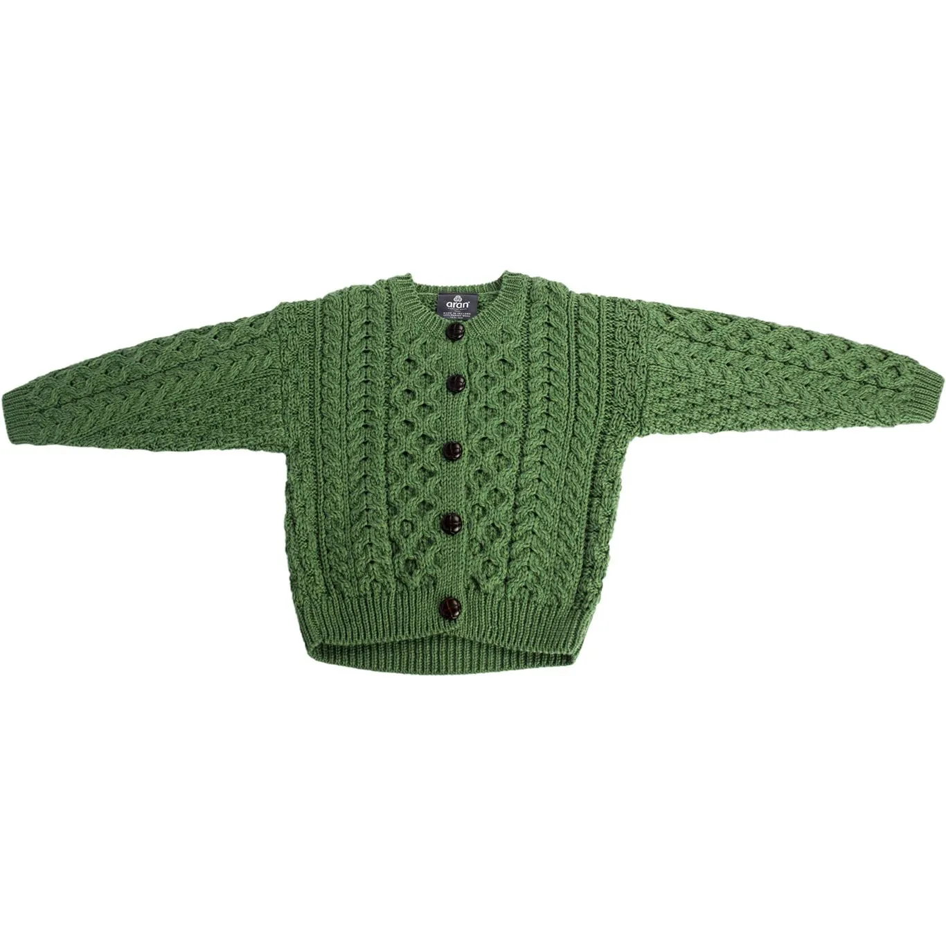 Children's Merino Aran Cardigan