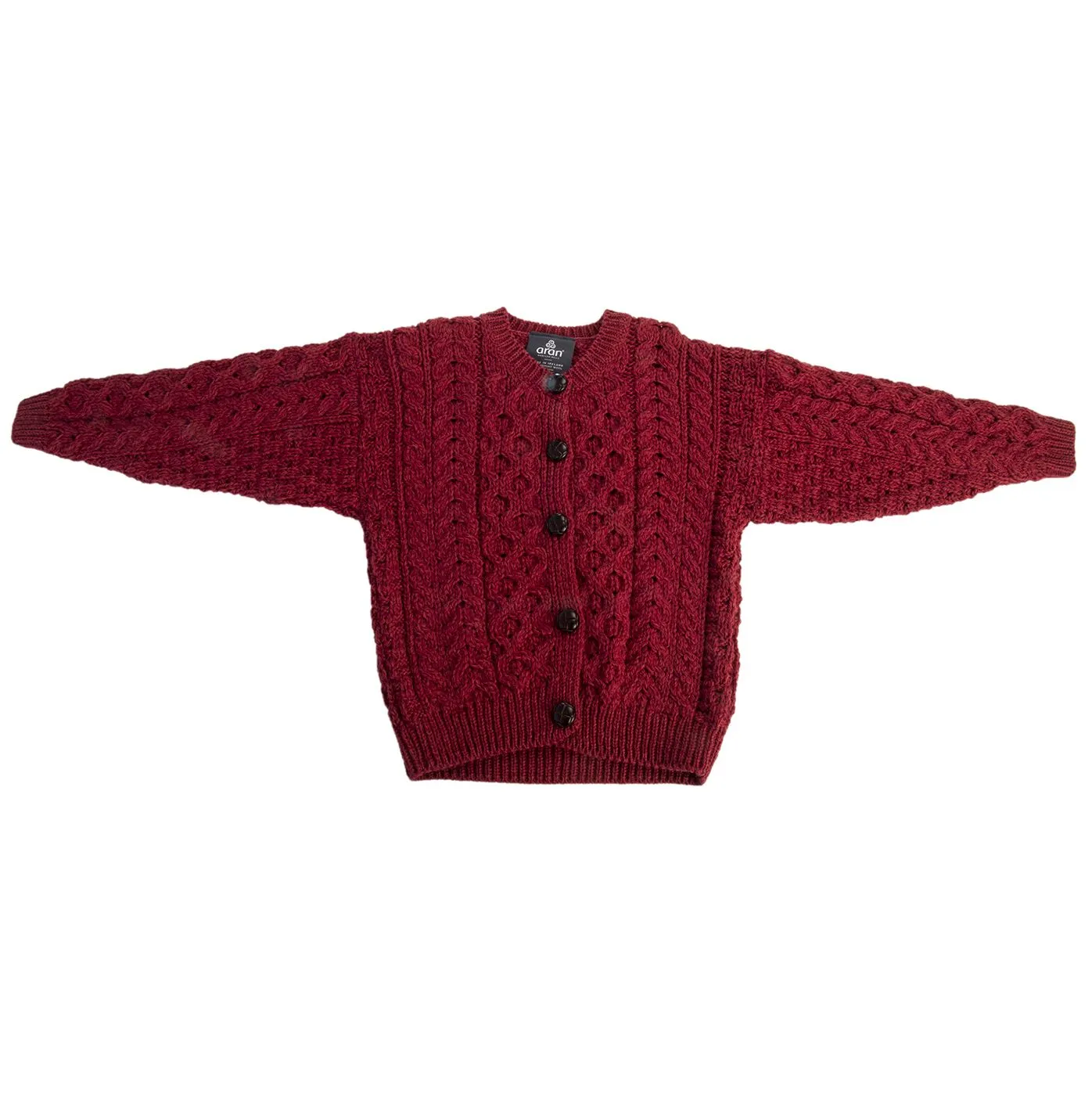 Children's Merino Aran Cardigan