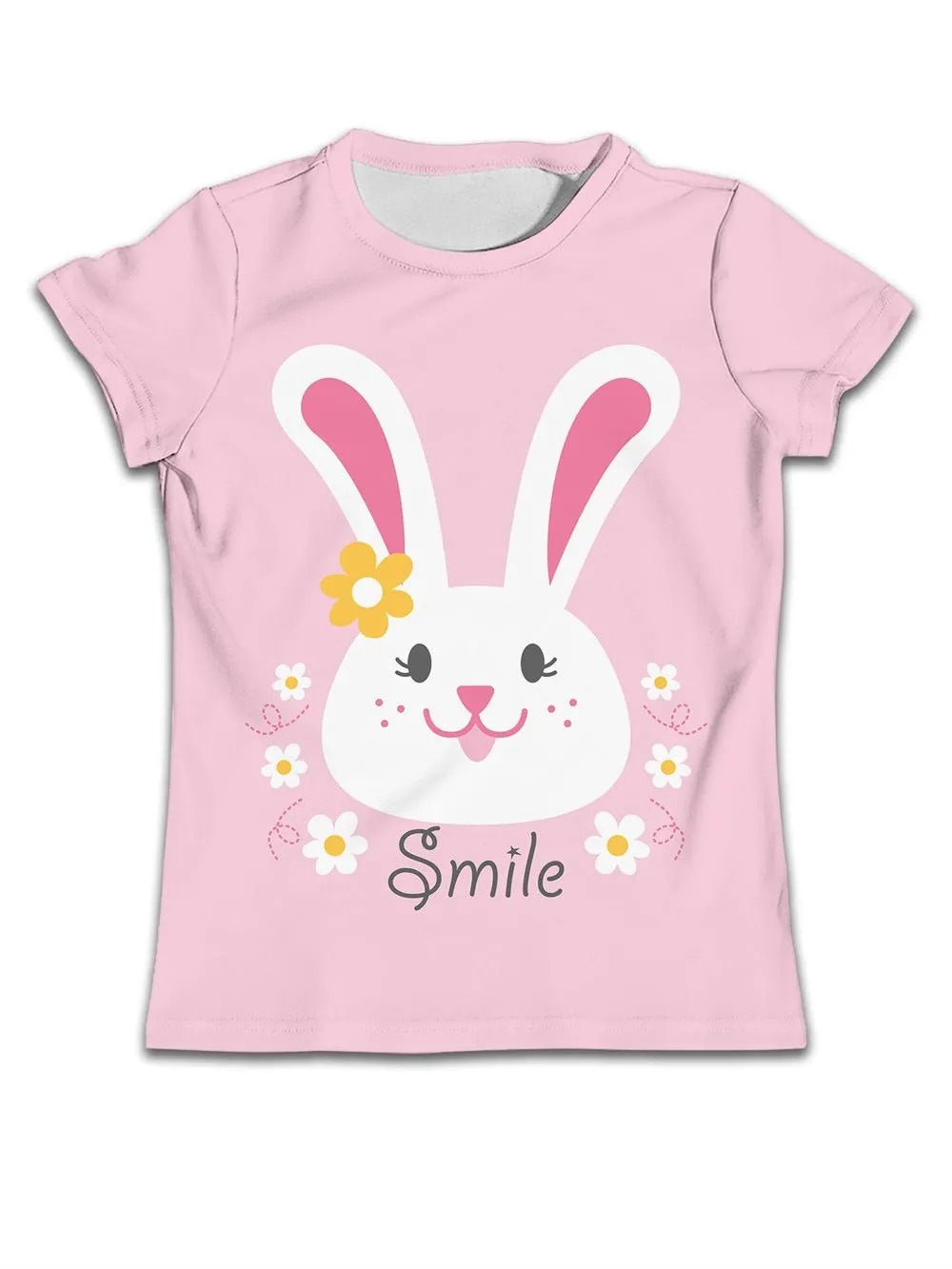 Children's T-shirt with Cute Cartoon Cat Pattern