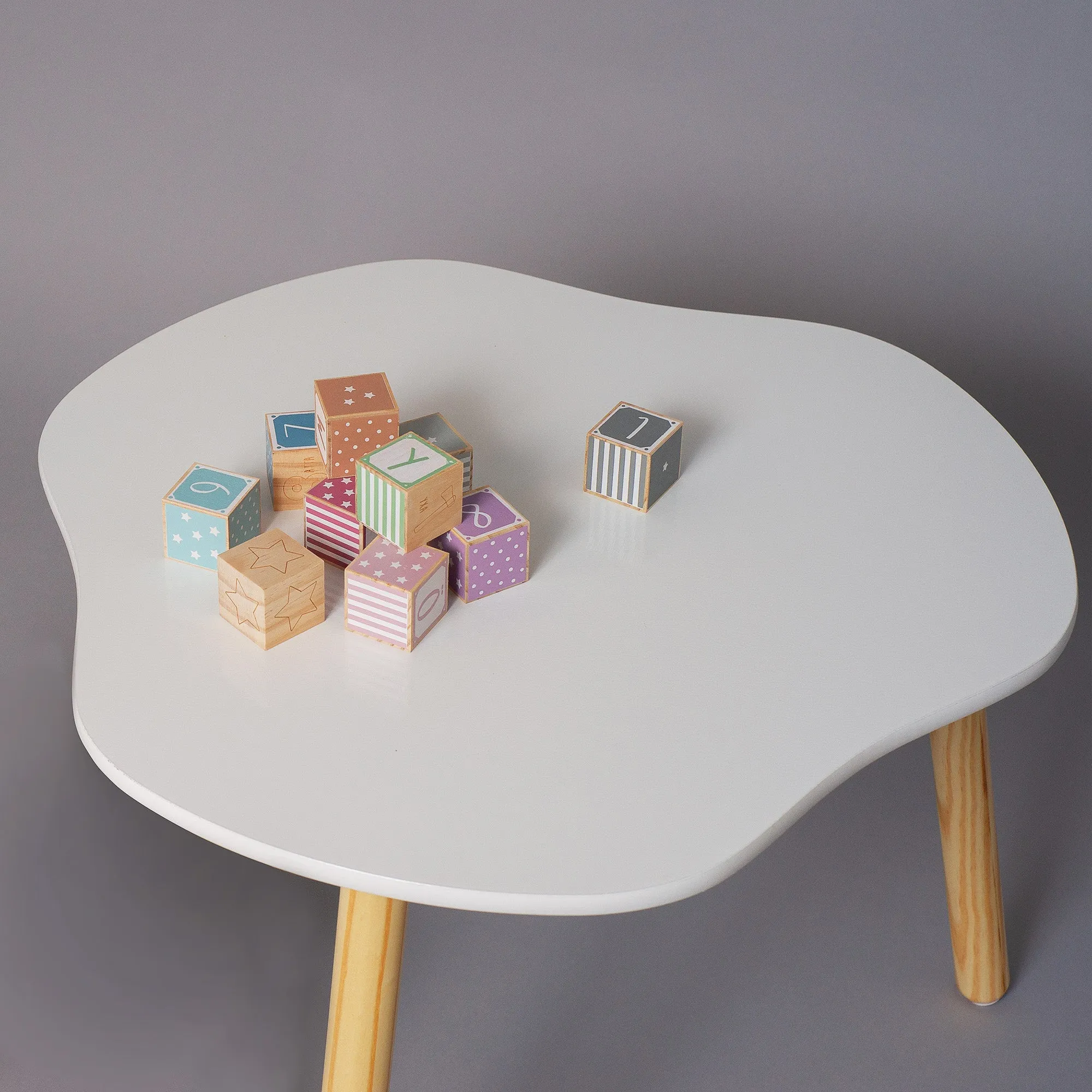 Children's White Bubble Table