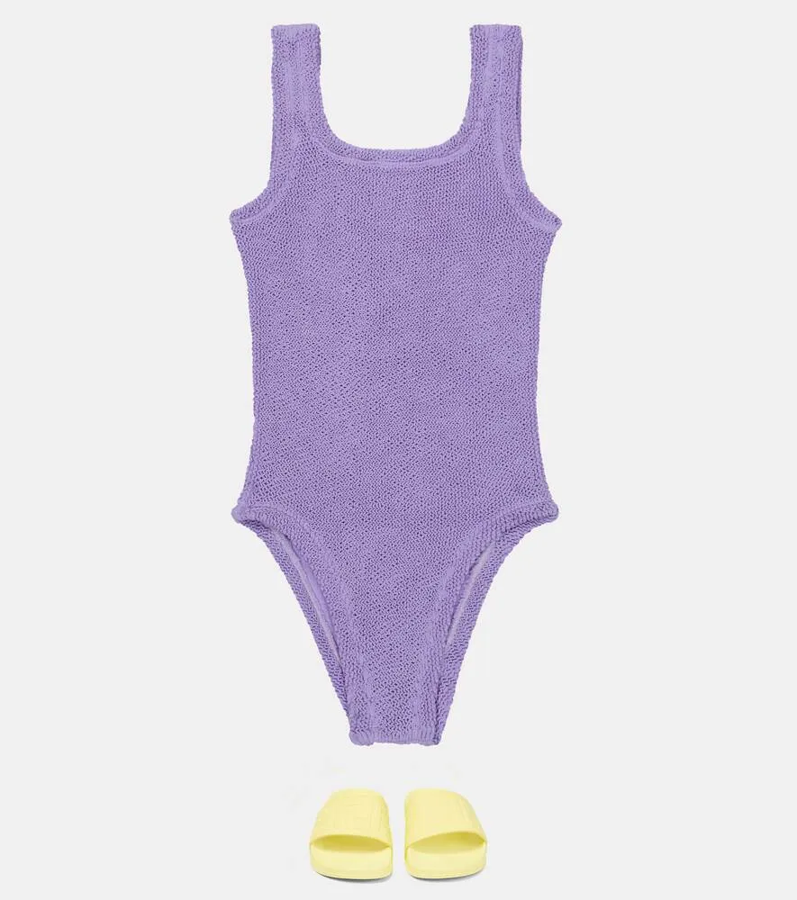 Classic swimsuit Hunza G, purple