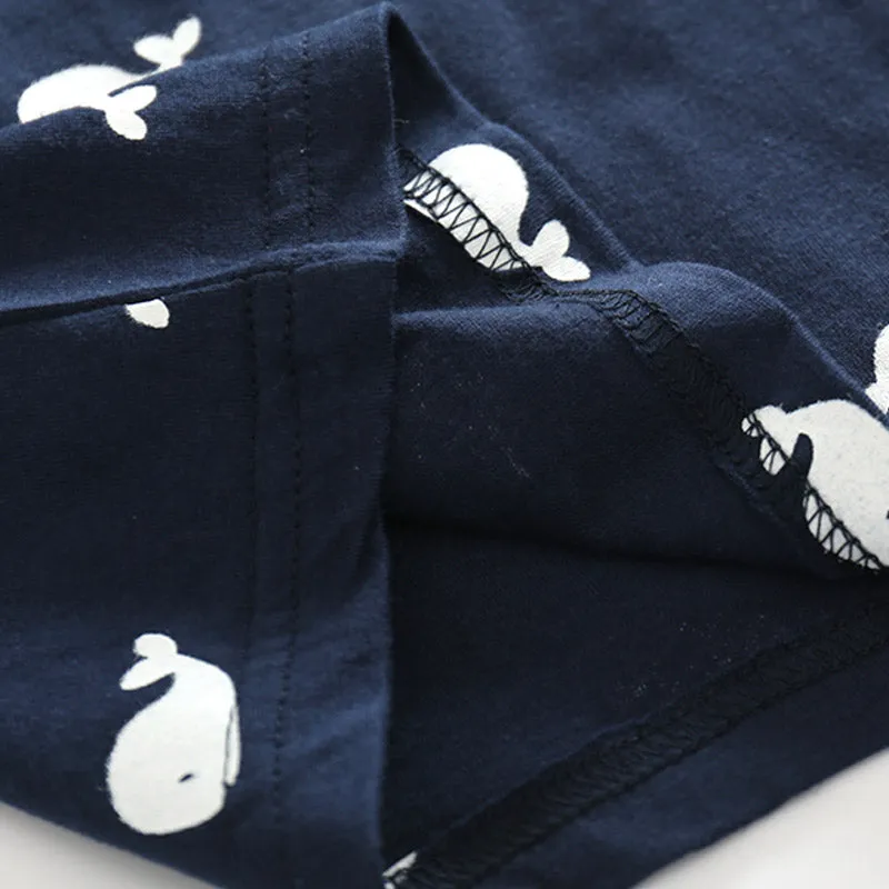 Cute Boy Whale Shirts (2-10 Years)