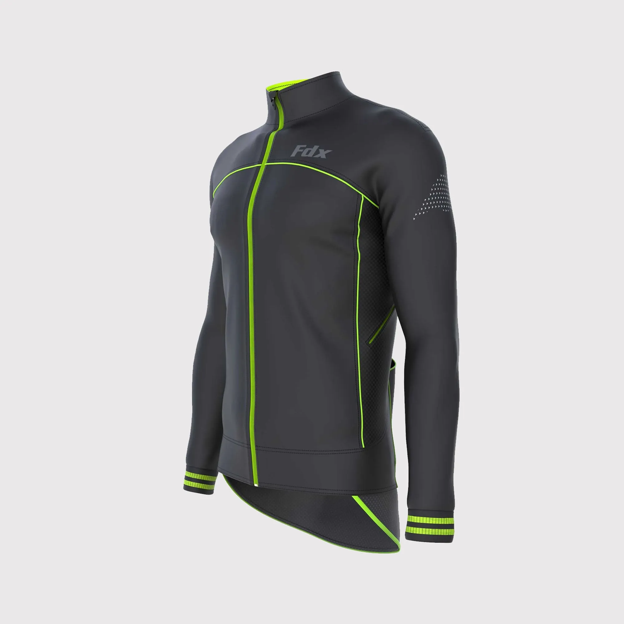 Fdx Apollux Green Softshell Men's & Boy's Windproof Cycling Jacket