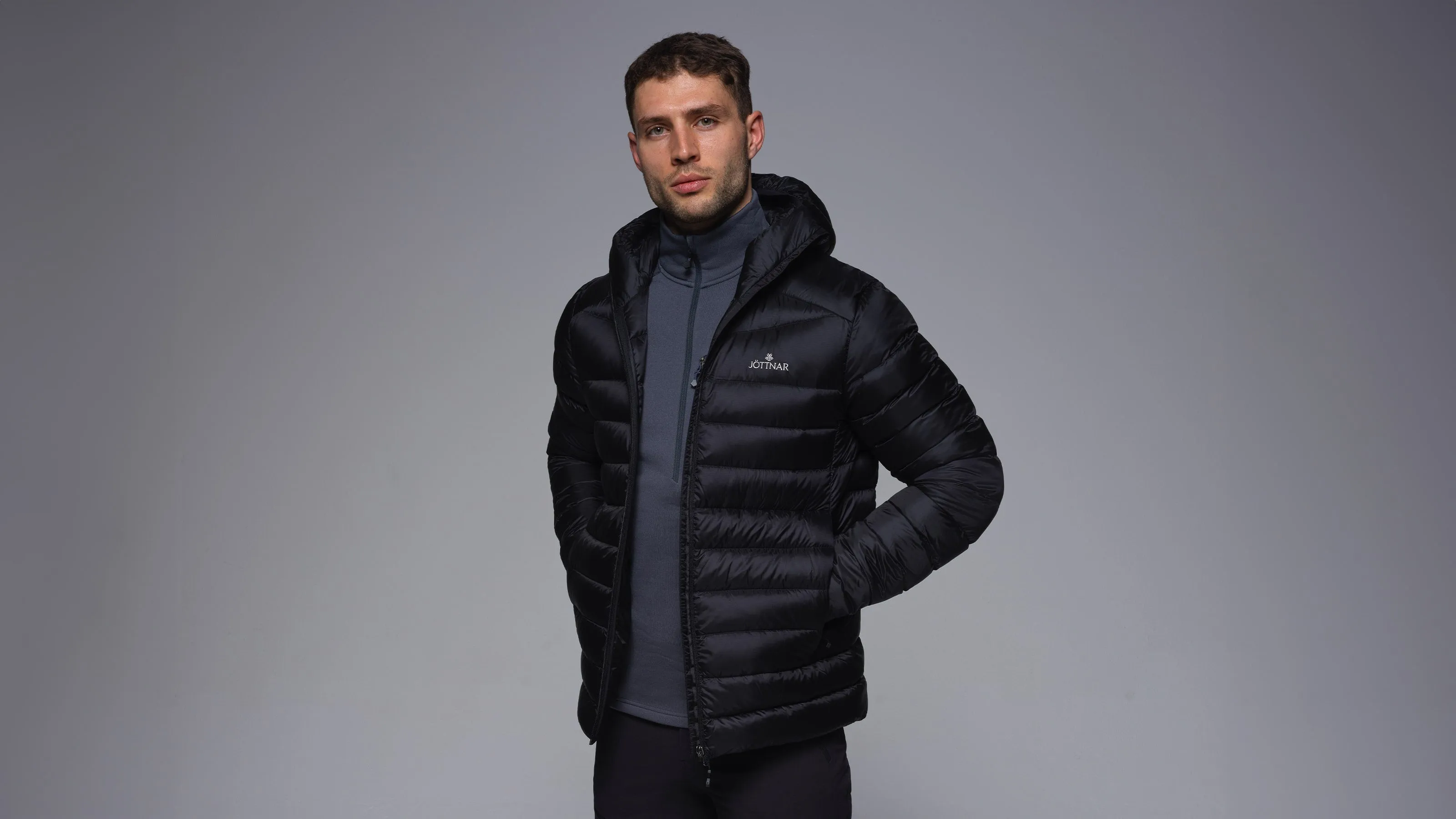 Fenrir Men's Lightweight Hooded Down Jacket