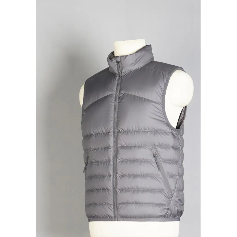 Full Zip Cropped Lightweight Stand-Up Collar Down Jacket Vest