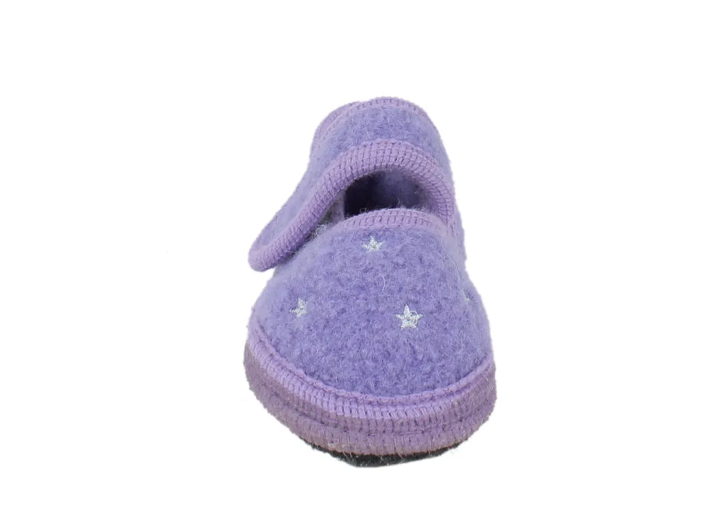 Haflinger Children's slippers Starlight Orchid