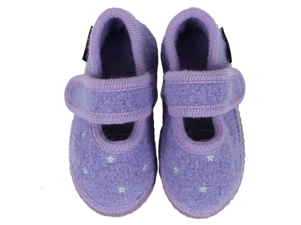 Haflinger Children's slippers Starlight Orchid