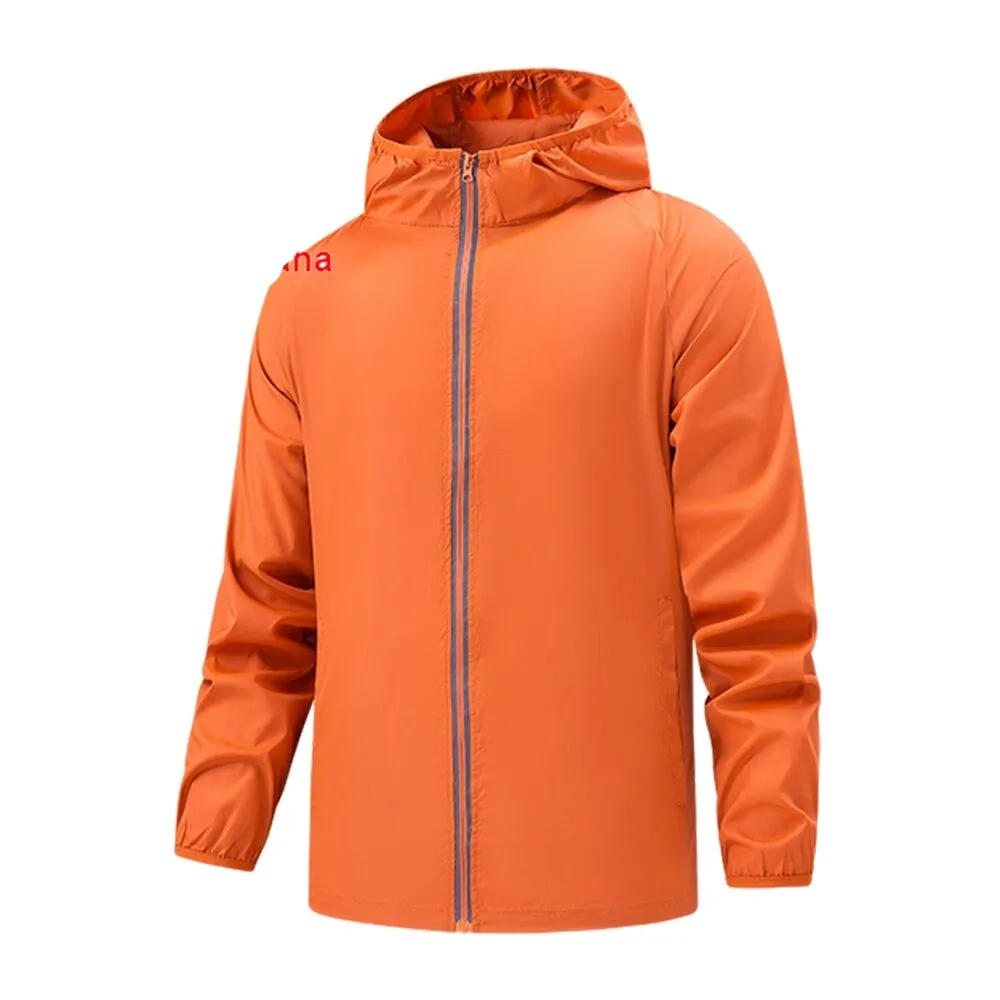 Hiking Windbreaker Waterproof Jacket Reflective Coat for Men and Women