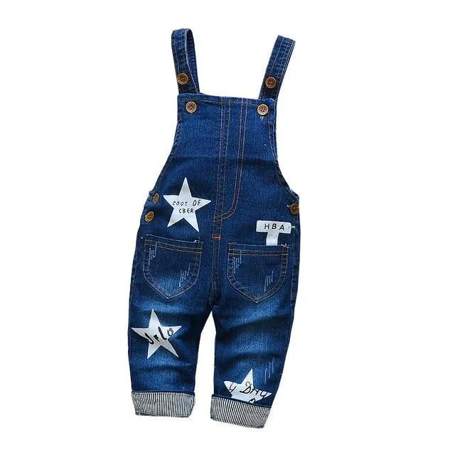 Kids Denim Pants Toddler  Jeans Jumpsuit Clothes