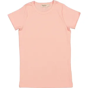 MarMar Modal Fine Rib Soft Coral Tago T-shirt