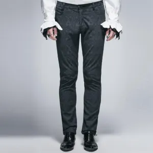 Men's Punk Classic Brocade Trousers