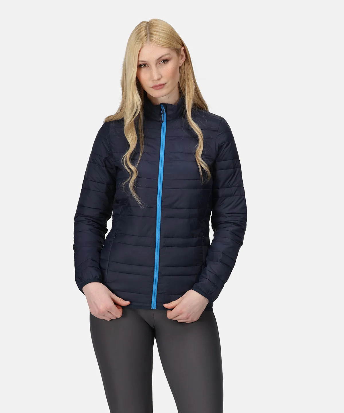 Navy/French Blue - Women's Firedown down-touch jacket