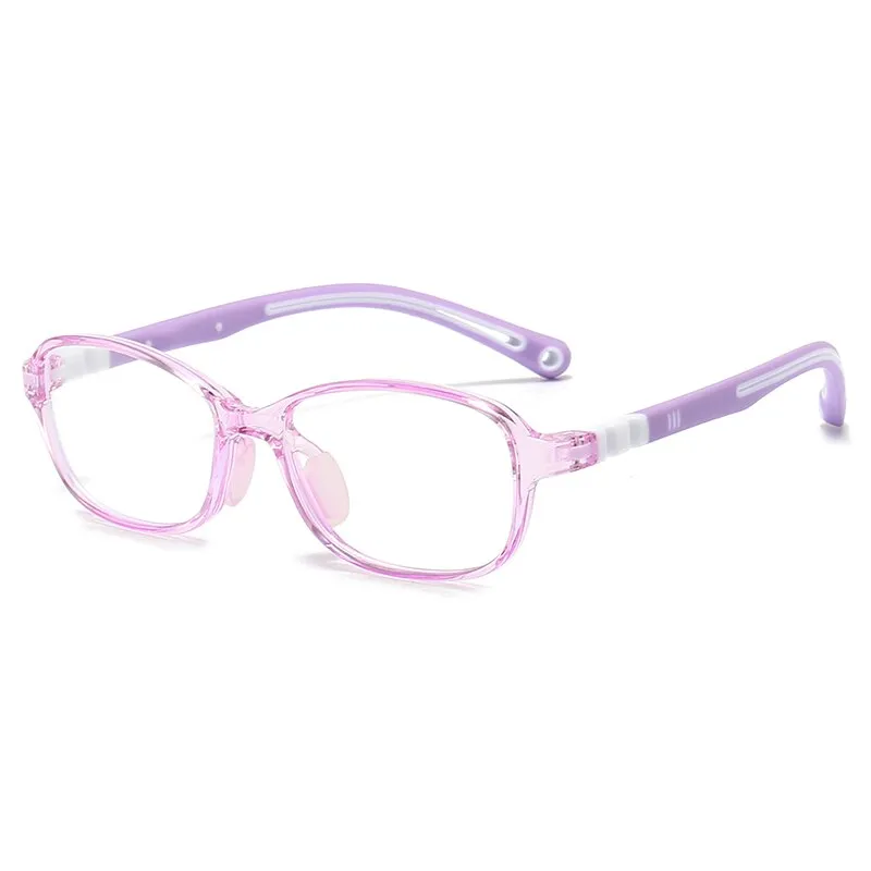 Oveliness Unisex Children's Full Rim Square Tr 90 Titanium Eyeglasses Trd104