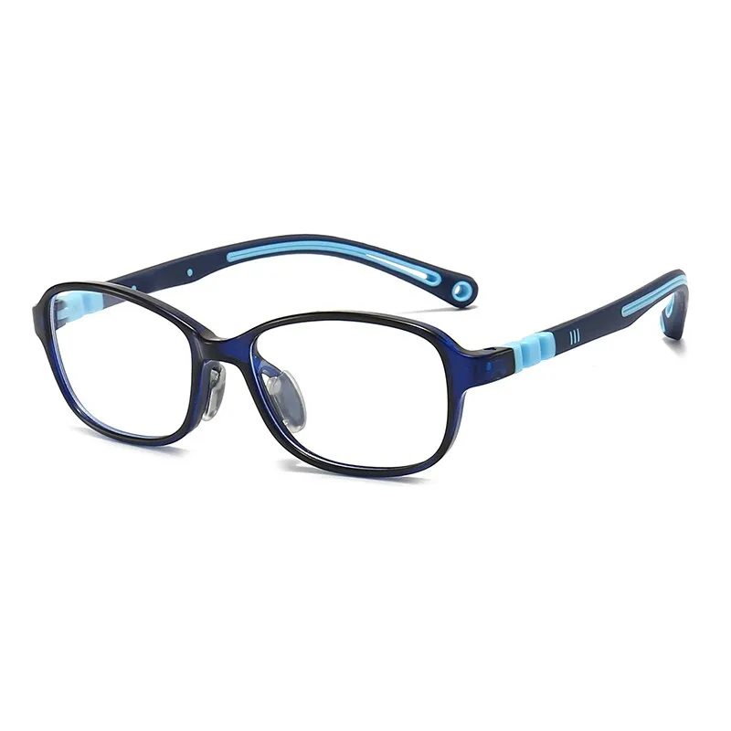 Oveliness Unisex Children's Full Rim Square Tr 90 Titanium Eyeglasses Trd104