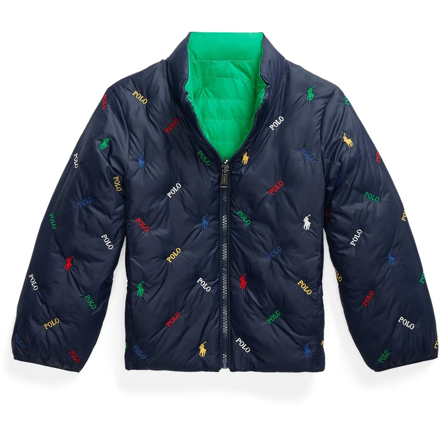 Polo Ralph Lauren Newport Navy/Stafford Green Rev Tera Aoe Bomber Jacket