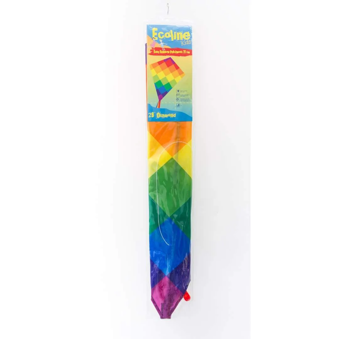 Rainbow Patchwork Children's Kite