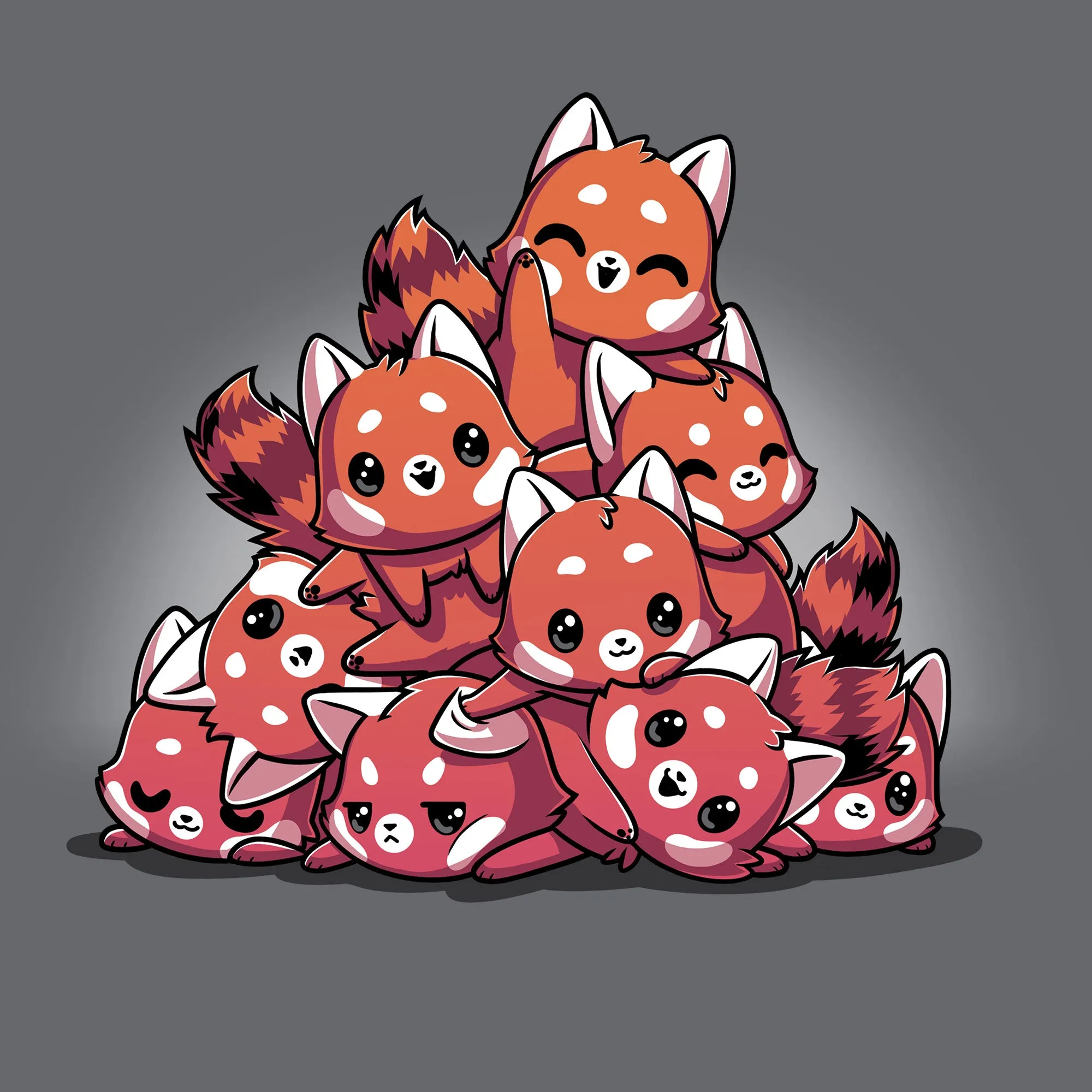 Red Panda Pile