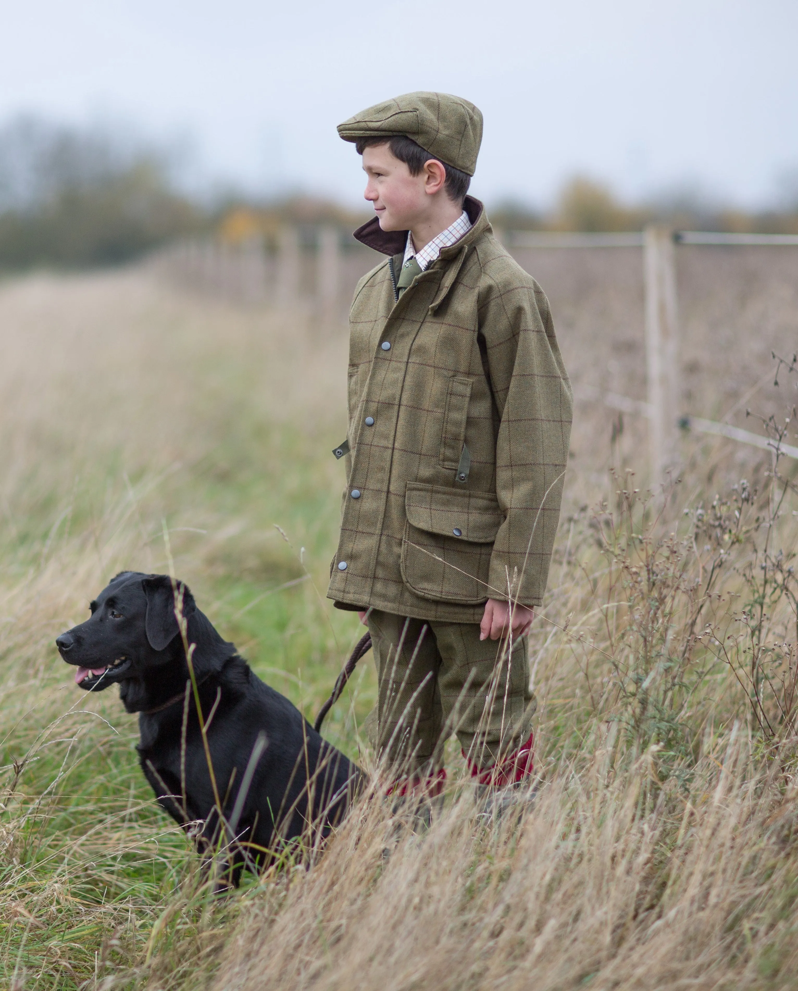 Rutland Children's Tweed Breeks In Lichen