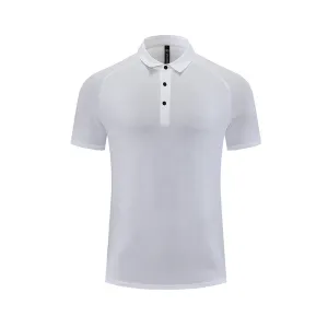 The Achilles Button Polo - White