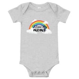 Two Moms Are Better Than One Adorable Pride Baby Onesie