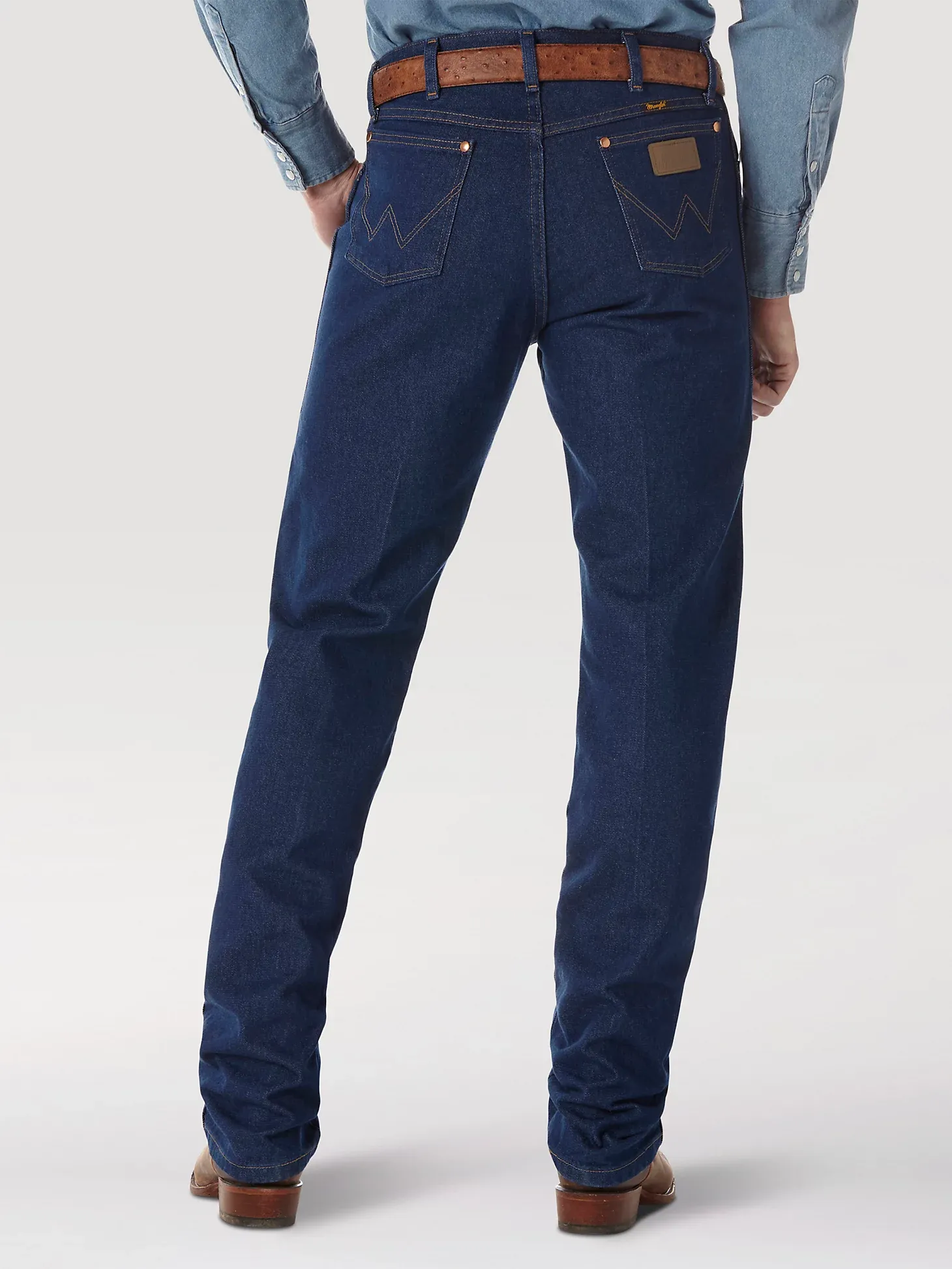 WRANGLER® COWBOY CUT® ORIGINAL FIT JEAN IN PREWASHED INDIGO : 13MWZPW